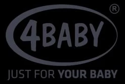4Baby Space-Fix 2022 Graphite 360º 0-36 Kg Autostoel -Baby Verkoop 4baby logo 1