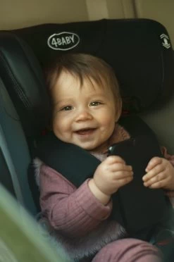 4Baby Roto-Fix Light Grey 360º 0-36 Kg Isofix Autostoel -Baby Verkoop 4baby roto 16 3