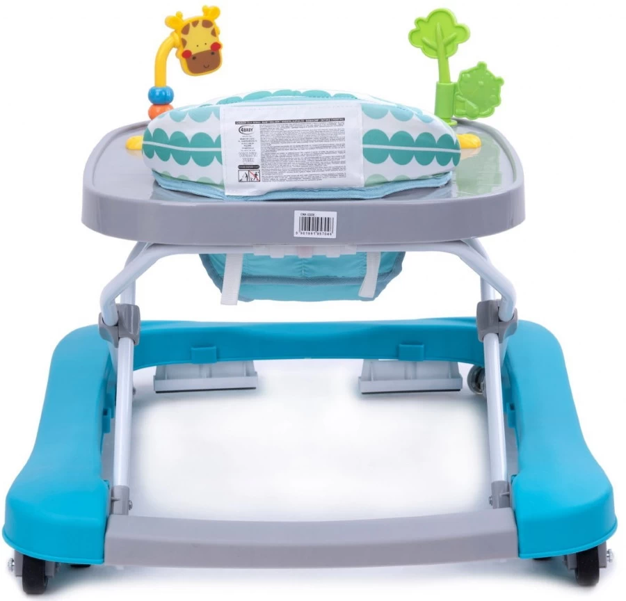 4Baby Walk 'n Push Turquoise Loopstoel 7046 4 4Baby Walk 'n Push Turquoise Loopstoel 7046 - Afbeelding 4
