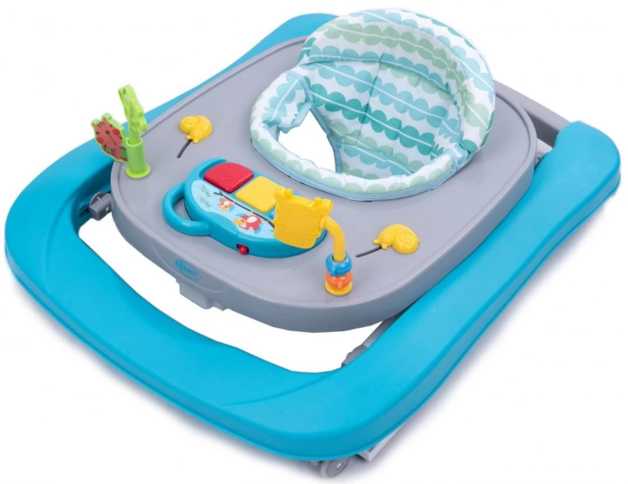 4Baby Walk 'n Push Turquoise Loopstoel 7046 6 4Baby Walk 'n Push Turquoise Loopstoel 7046 - Afbeelding 6