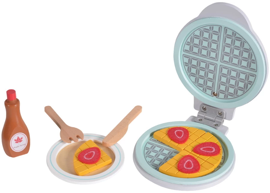 Cangaroo Houten Wafelijzer Set 4334 1 Cangaroo Houten Wafelijzer Set 4334