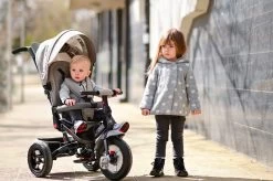 Lorelli Jaguar Deluxe Grey Driewieler 1005039-2102 -Baby Verkoop Lorelli Jaguar Deluxe Grey Driewieler 1005039 2102 11