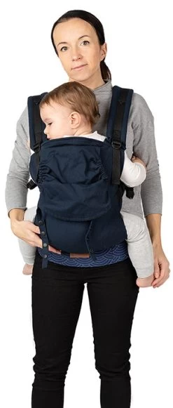 Baby Verkoop -Baby Verkoop Momi Collet Navy Blue Ergonomische Draagzak NOSI00002 3
