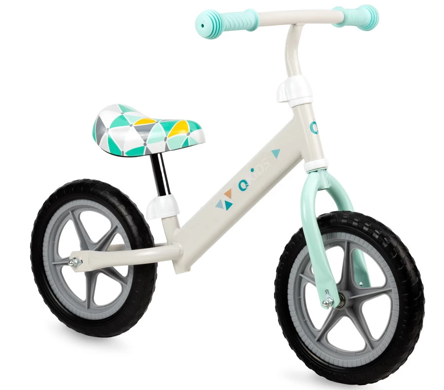 QKids Fleet Balance Bike Grey Triangles Loopfiets QKIDS00001 1 QKids Fleet Balance Bike Grey Triangles Loopfiets QKIDS00001