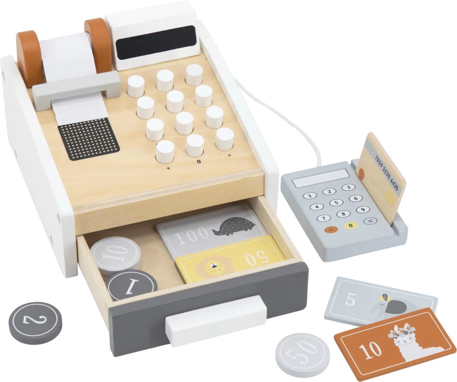 Tryco Houten Kassa Met Pinautomaat TR-303005 1 Tryco Houten Kassa Met Pinautomaat TR-303005