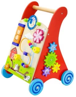 Viga Activity Walker Multicolor Houten Loopwagen 50950