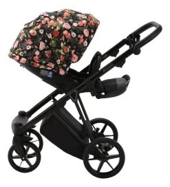 Adamex Porto Flowers Black 2-in-1 Kinderwagen FL-1 -Baby Verkoop adamex porto flowers black 2 in 1 kinderwagen fl 1 2 1920x1920
