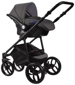 Baby Merc La Noche Grey 3-in-1 Kinderwagen Incl. Autostoel LN/06B 8 Baby Merc La Noche Grey 3-in-1 Kinderwagen Incl. Autostoel LN/06B -Baby Verkoop baby merc la noche grey 3 in 1 kinderwagen incl. autostoel ln 06b