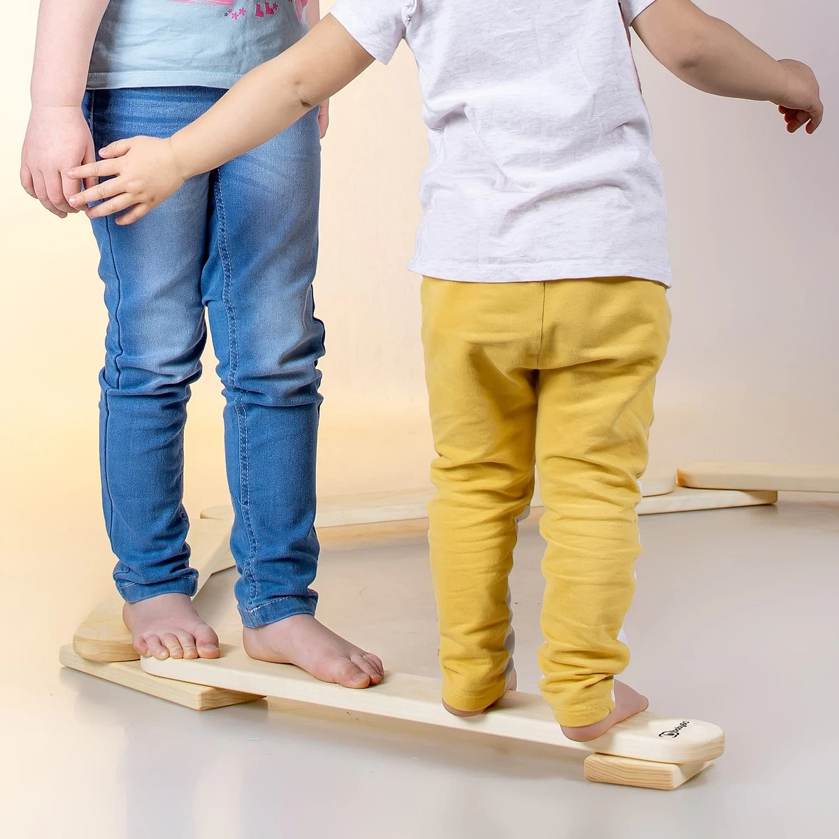 Babygo Nature 4-delige Balansbalk 8602 6 Babygo Nature 4-delige Balansbalk 8602 - Afbeelding 6