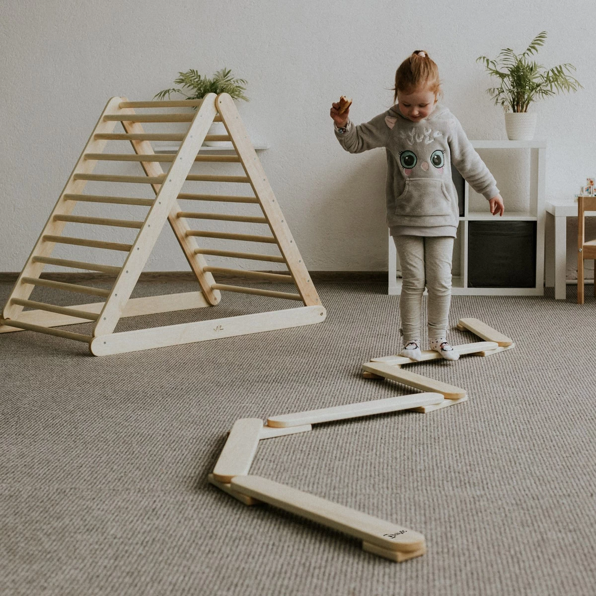 Babygo Nature 4-delige Balansbalk 8602 4 Babygo Nature 4-delige Balansbalk 8602 - Afbeelding 4