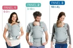 Babylonia Flexia Deep Grey Draagzak BDDFLEX1914 -Baby Verkoop babylonia flexia pine green draagzak 8 1