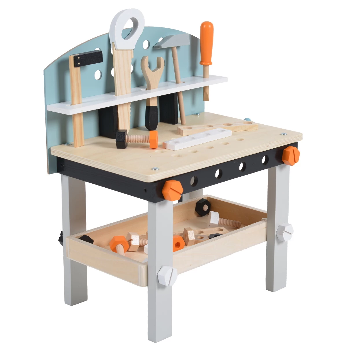 Cangaroo 46-delige Houten Werkbank 109206 1 Cangaroo 46-delige Houten Werkbank 109206