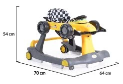Cangaroo Daytonna Geel Loopstoel 109180 -Baby Verkoop cangaroo daytonna geel loopwagen 109180 9