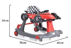 Cangaroo Daytonna Rood Loopstoel 109181 18 Cangaroo Daytonna Rood Loopstoel 109181 -Baby Verkoop cangaroo daytonna rood loopwagen 109181 9