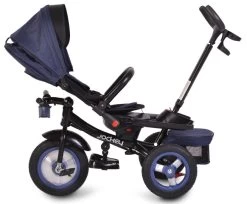 Cangaroo Jockey Trike Beige Stars Driewieler Met Duwstang En Zonnekap -Baby Verkoop cangaroo jockey trike driewieler met duwstang en zonnekap 38 1