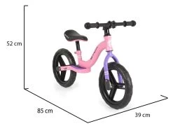 Cangaroo Kiddy Roze Loopfiets 109568 -Baby Verkoop cangaroo kiddy roze loopfiets 109568 4
