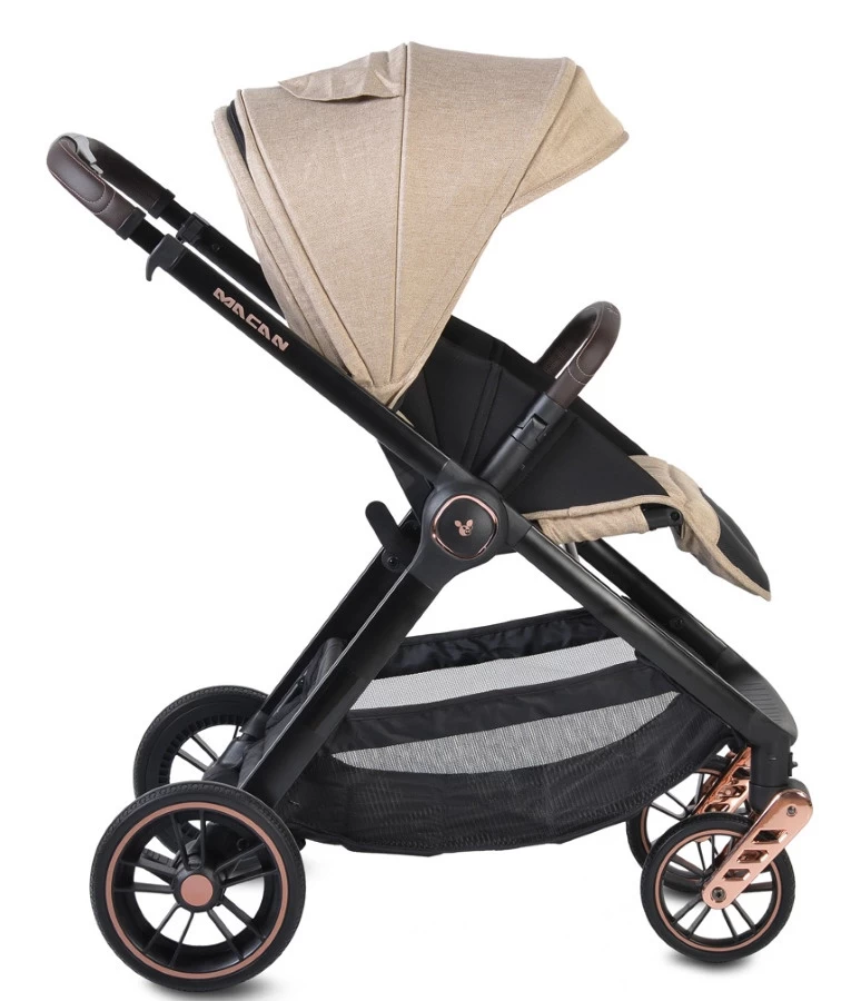 Cangaroo Macan Black 3-in-1 Combi Kinderwagen Incl. Autostoel 2826 - Afbeelding 5