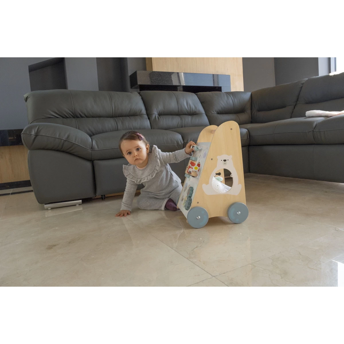 Cangaroo Multi Activity Walker Houten Loopwagen 109212 9 Cangaroo Multi Activity Walker Houten Loopwagen 109212 - Afbeelding 9