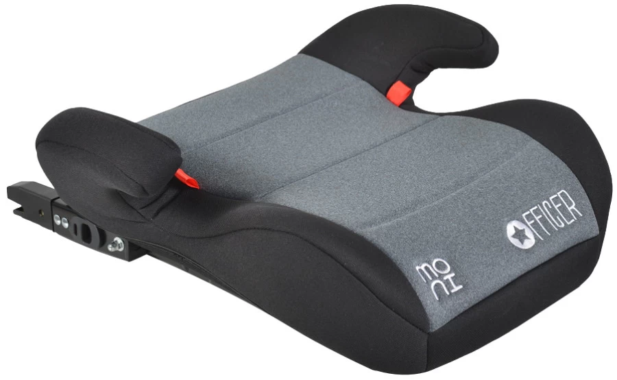 Cangaroo Officer Dark Grey Isofix Booster 22-36 Kg 0458 1 Cangaroo Officer Dark Grey Isofix Booster 22-36 Kg 0458