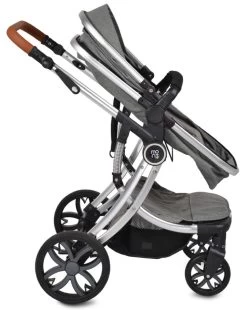 Cangaroo Polly Black 3-in-1 Combi Kinderwagen Incl. Autostoel 16 Cangaroo Polly Black 3-in-1 Combi Kinderwagen Incl. Autostoel -Baby Verkoop cangaroo polly grey 3 in 1 combi kinderwagen incl. autostoel 0 1