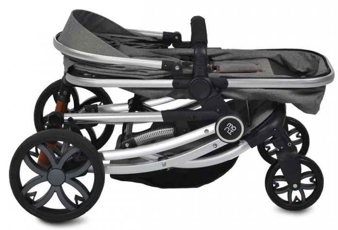 Cangaroo Polly Black 3-in-1 Combi Kinderwagen Incl. Autostoel 10 Cangaroo Polly Black 3-in-1 Combi Kinderwagen Incl. Autostoel - Afbeelding 10