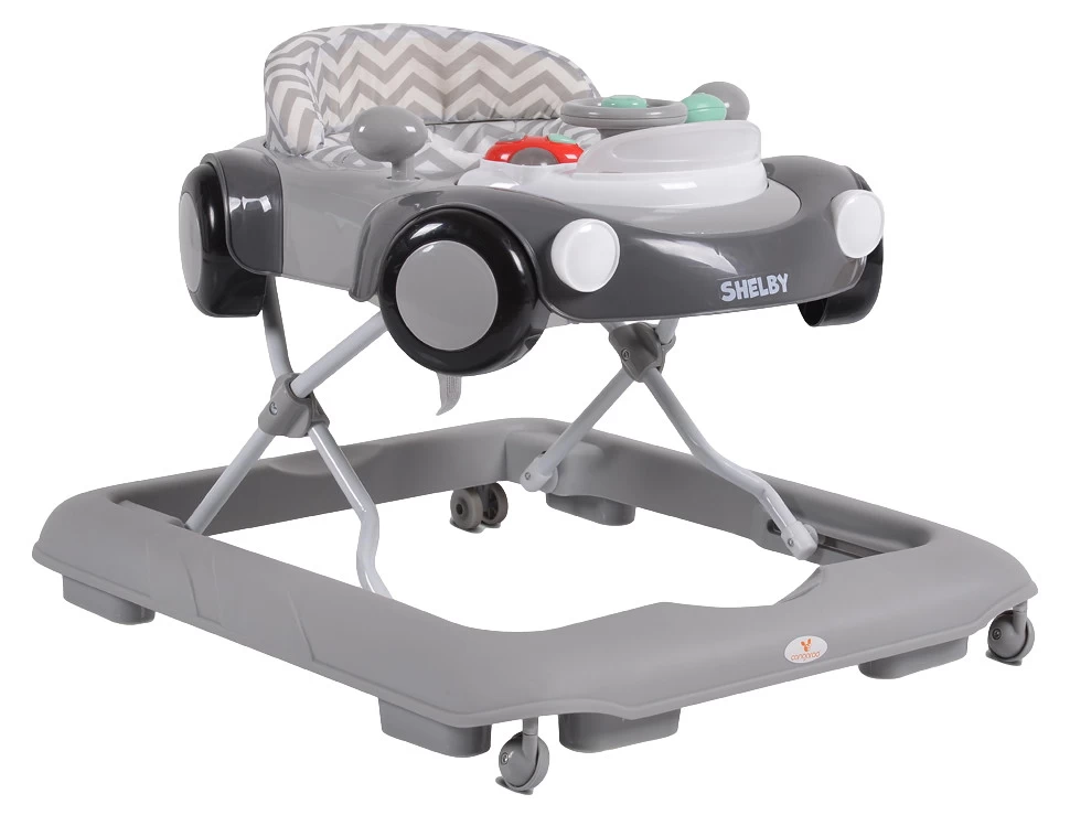 Cangaroo Shelby Grijs Loopstoeltje 108889 1 Cangaroo Shelby Grijs Loopstoeltje 108889