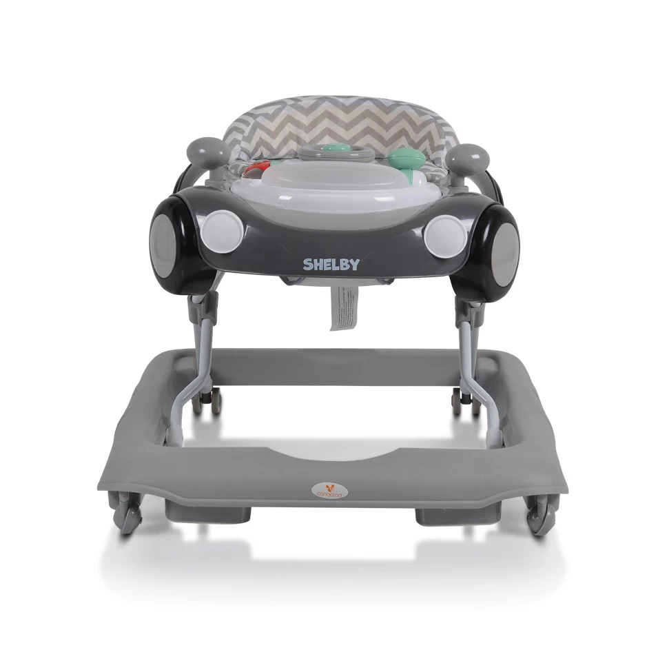 Cangaroo Shelby Grijs Loopstoeltje 108889 2 Cangaroo Shelby Grijs Loopstoeltje 108889 - Afbeelding 2