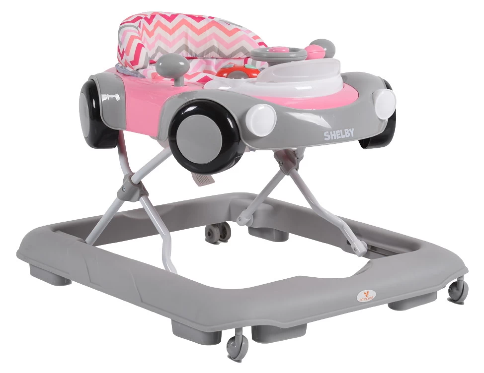 Cangaroo Shelby Roze Loopstoeltje 108888 1 Cangaroo Shelby Roze Loopstoeltje 108888