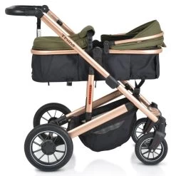 Cangaroo Thira Green 3-in-1 Combi Kinderwagen Incl. Autostoel -Baby Verkoop cangaroo thira green 3 in 1 combi kinderwagen 3