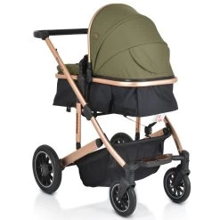 Cangaroo Thira Green 3-in-1 Combi Kinderwagen Incl. Autostoel -Baby Verkoop cangaroo thira green 3 in 1 combi kinderwagen 5