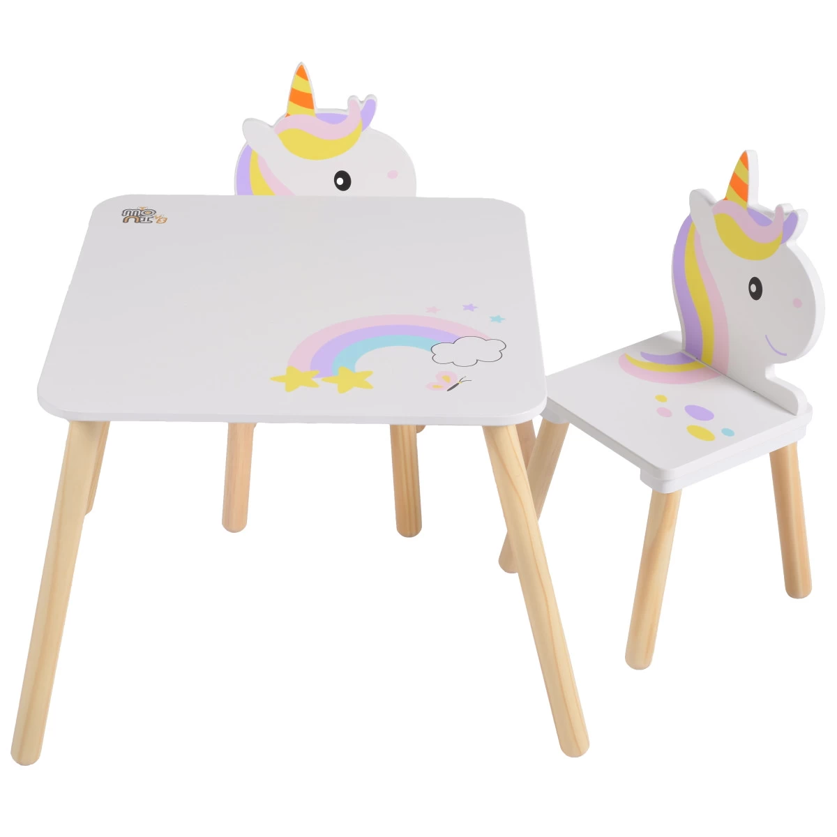 Cangaroo Unicorn Tafel Met Stoeltjes 1 Cangaroo Unicorn Tafel Met Stoeltjes