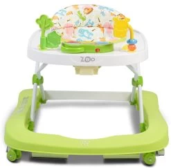 Cangaroo Walker Zoo Green Loopstoeltje 107479 -Baby Verkoop cangaroo walker zoo green 2 in 1 loopstoeltje 3