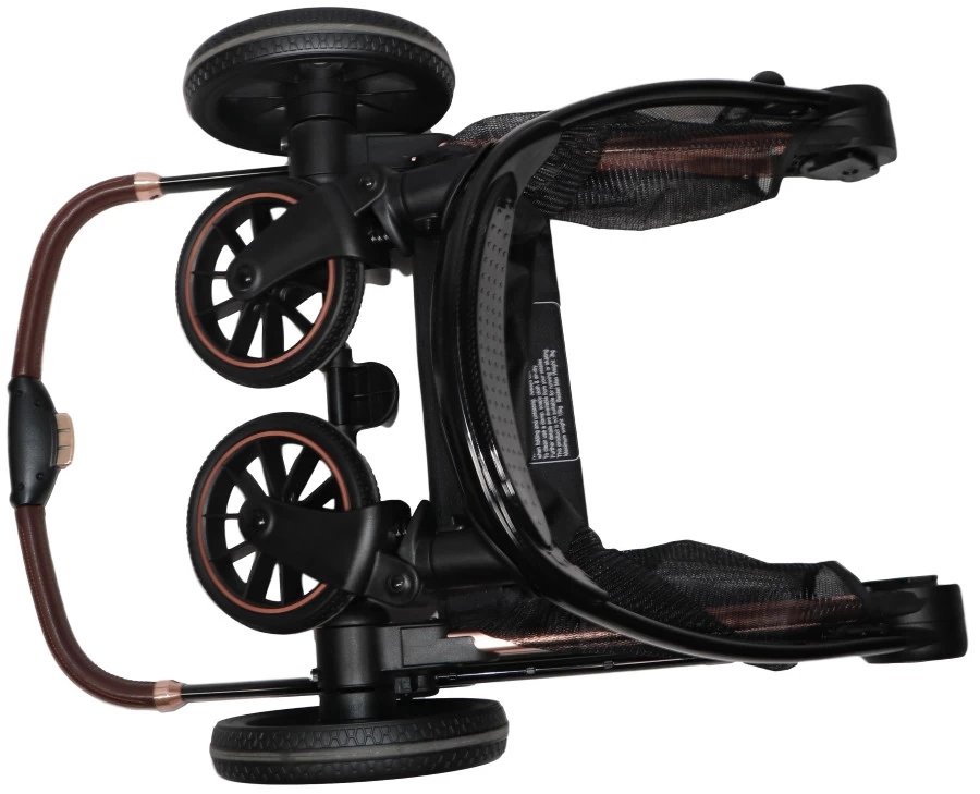 Ding Fenix Black/Rose Kinderwagen DI-191702 11 Ding Fenix Black/Rose Kinderwagen DI-191702 - Afbeelding 11