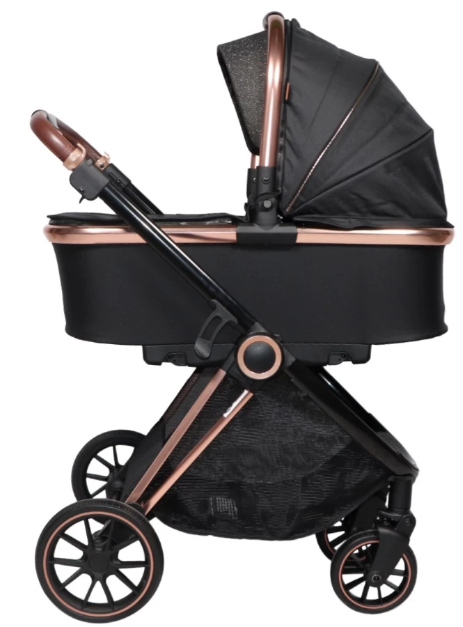 Ding Fenix Black/Rose Kinderwagen DI-191702 4 Ding Fenix Black/Rose Kinderwagen DI-191702 - Afbeelding 4
