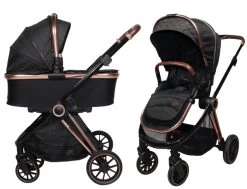 Ding Fenix Black/Rose Kinderwagen DI-191702