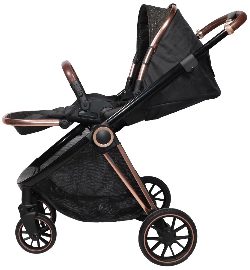 Ding Fenix Black/Rose Kinderwagen DI-191702 10 Ding Fenix Black/Rose Kinderwagen DI-191702 - Afbeelding 10