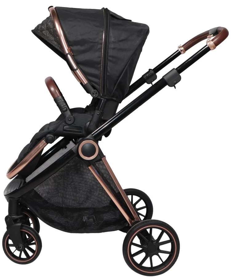 Ding Fenix Black/Rose Kinderwagen DI-191702 8 Ding Fenix Black/Rose Kinderwagen DI-191702 - Afbeelding 8
