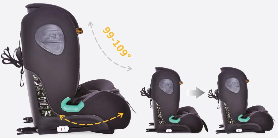 Ding York Black I-Size Autostoel 9-36 Kg K63 9 Ding York Black I-Size Autostoel 9-36 Kg K63 - Afbeelding 9