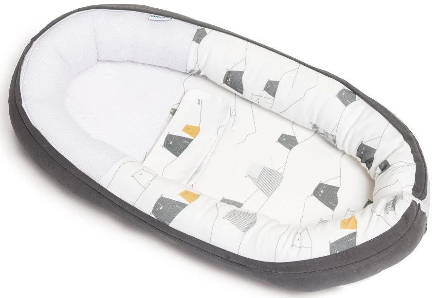 Doomoo Cocoon Bear Grey Babynest CO 03 2 Doomoo Cocoon Bear Grey Babynest CO 03 - Afbeelding 2