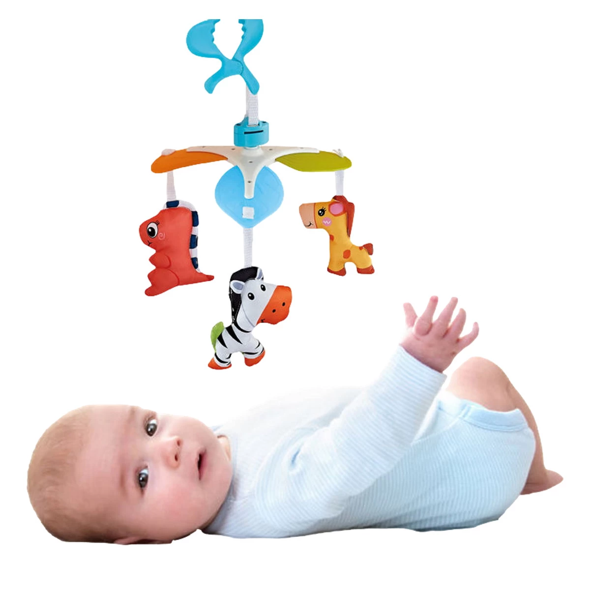 Eco Toys Blue Babymobiel Kinderwagen Speelgoed HC527701 2 Eco Toys Blue Babymobiel Kinderwagen Speelgoed HC527701 - Afbeelding 2