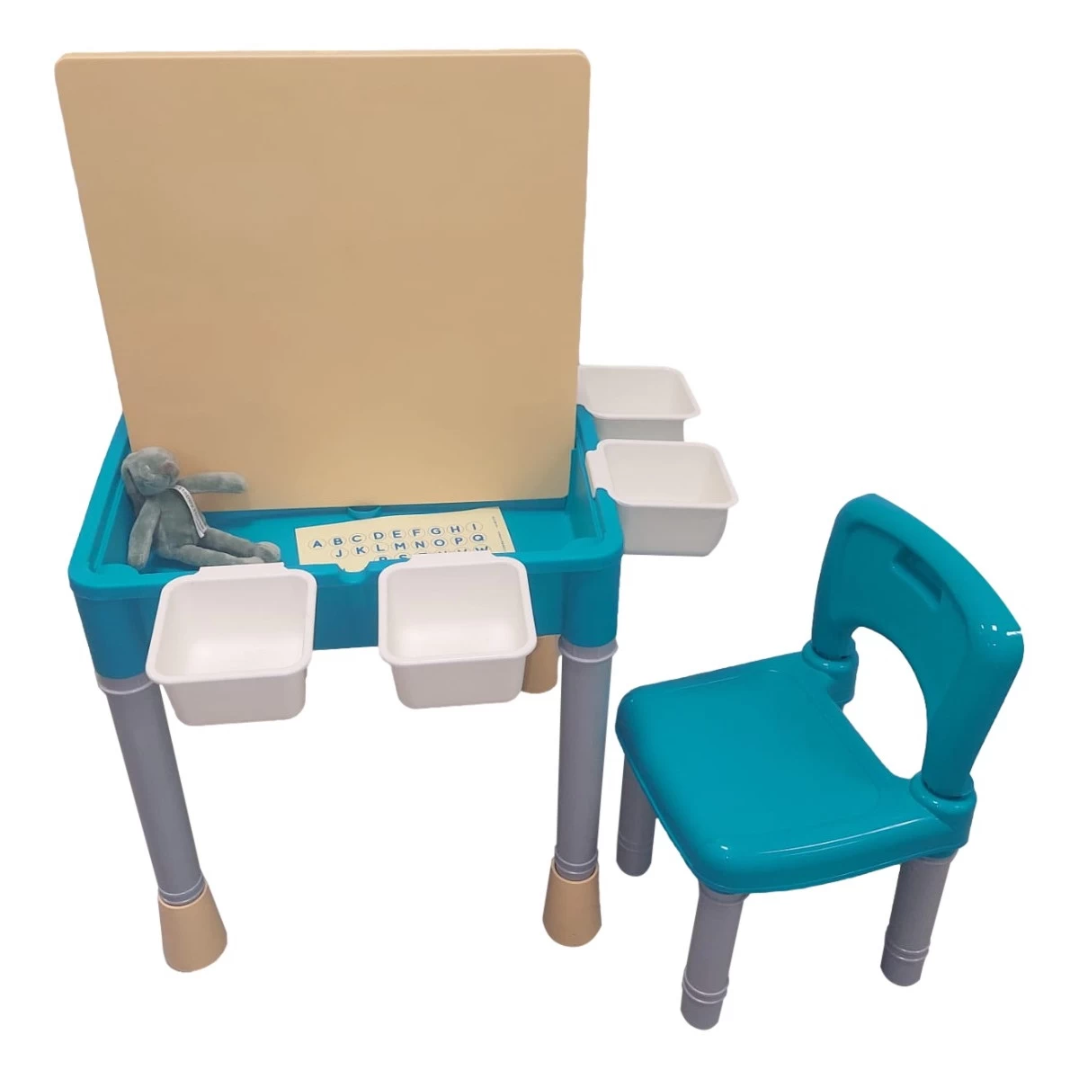 Eco Toys Multicolor Multifunctioneel Speeltafeltje Met Stoeltje HC495729 - Afbeelding 7