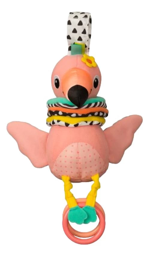 Infantino Hug & Tug Flamingo Muziekdoosje BK-216246 1 Infantino Hug & Tug Flamingo Muziekdoosje BK-216246