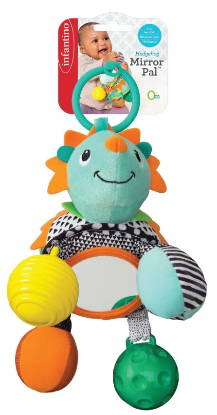 Infantino Mirror Egel Buggyspeeltje BK-216323 3 Infantino Mirror Egel Buggyspeeltje BK-216323 - Afbeelding 3
