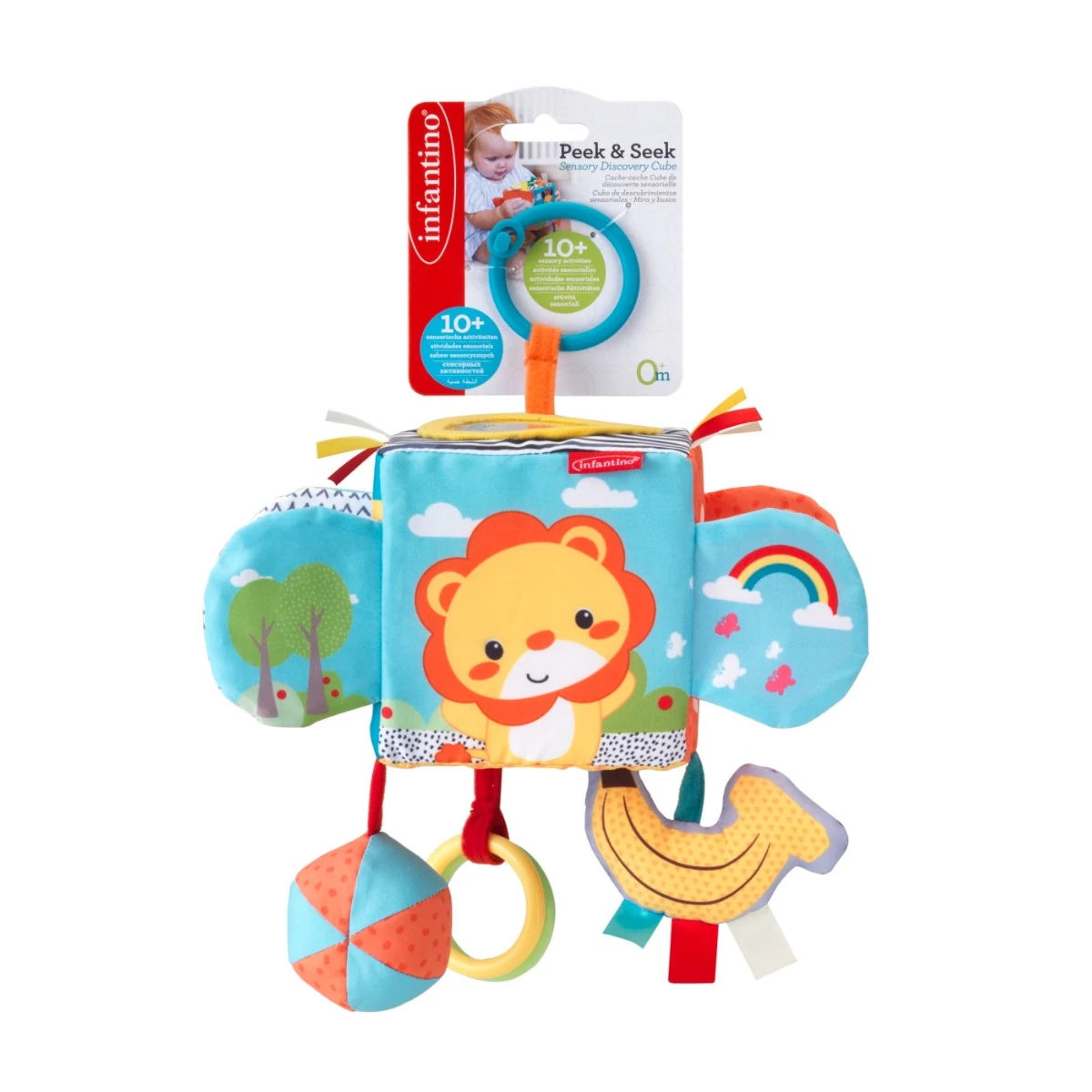 Infantino Peek & Seek Sensory Activiteiten Kubus BK-306588 2 Infantino Peek & Seek Sensory Activiteiten Kubus BK-306588 - Afbeelding 2