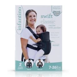 Infantino Swift Classic Grey Draagzak BK-300105 -Baby Verkoop infantino swift classic grey draagzak bk 300105 1