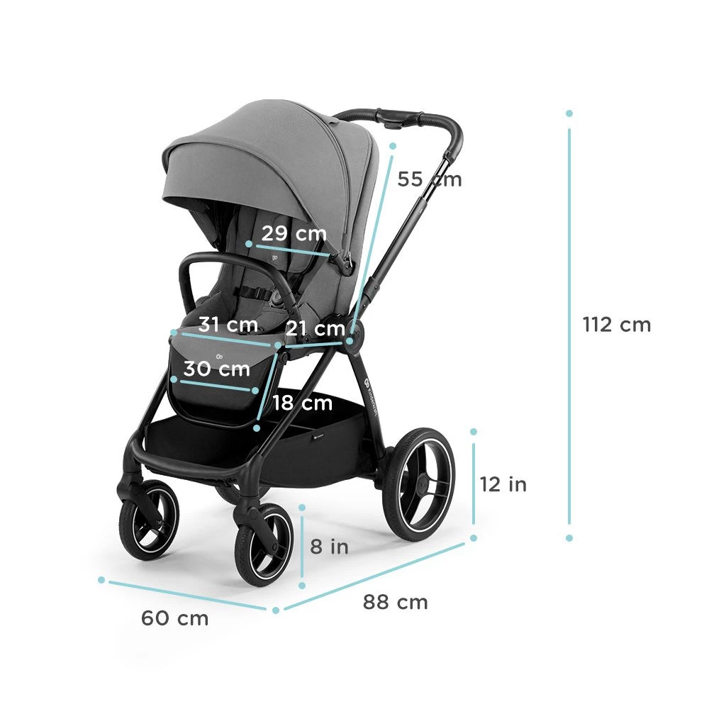 Kinderkraft Nea Midnight Black 2-in-1 Kinderwagen KSNEA000BLK2000 15 Kinderkraft Nea Midnight Black 2-in-1 Kinderwagen KSNEA000BLK2000 - Afbeelding 15