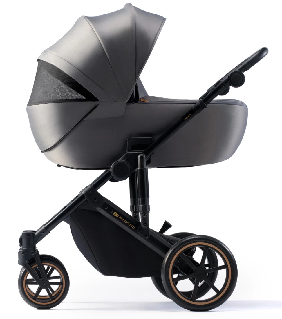 Kinderkraft Prime 2 Shadow Grey 3-in-1 Kinderwagen Incl. Autostoel KSPRIM02GRY3000 - Afbeelding 2
