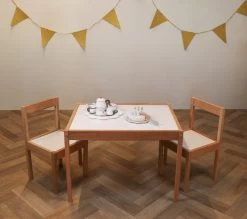 Kukka Wooden Set Tafel Met Stoeltjes KWS100 -Baby Verkoop kukka houten tafel met stoeltjes wks100 7 1