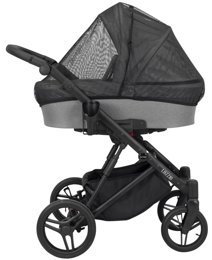 Kunert Lazzio Black Eco-Leather 2-in-1 Kinderwagen LAZ-11-BLACK 17 Kunert Lazzio Black Eco-Leather 2-in-1 Kinderwagen LAZ-11-BLACK - Afbeelding 17