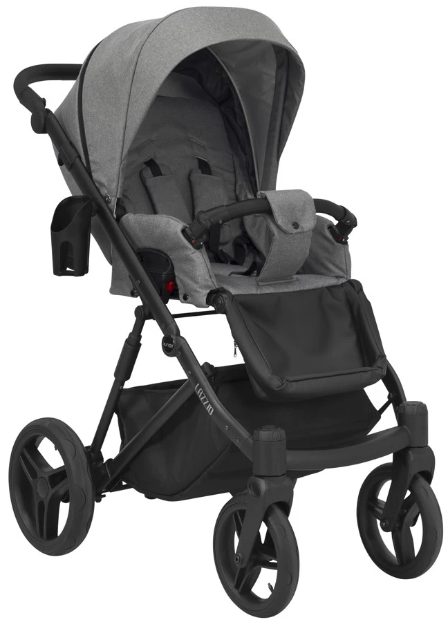Kunert Lazzio Black Eco-Leather 2-in-1 Kinderwagen LAZ-11-BLACK 18 Kunert Lazzio Black Eco-Leather 2-in-1 Kinderwagen LAZ-11-BLACK - Afbeelding 18